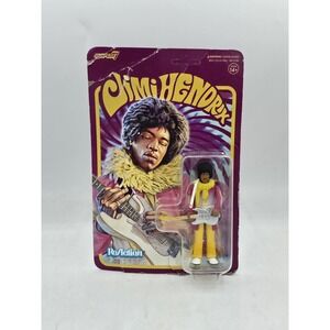 Super7 Jimi Hendrix Reverse Album Colors 3.75" Action Figure - SEE PHOTOS